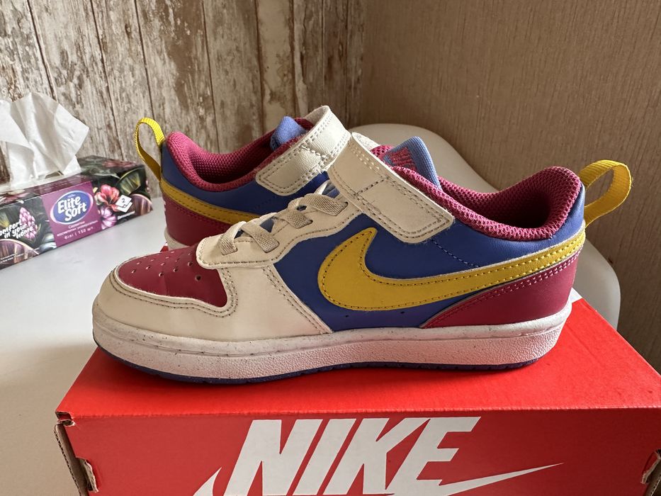 Кросівки дитячі оригінал nike court borough low recraft.