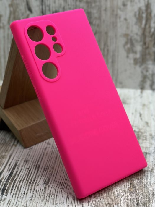 Не пачкаются‼️Чехол софттач Silicone Case на Samsung S24 Ultra Чохол