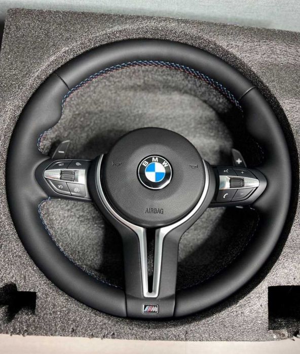 ‼️ Шкіряне Спортивне ‼️ М стиль Кермо BMW для F30 F10 F20 F21 F23 F31 F32 F33 F36 F11 X3 F25 X5 F15 та інших