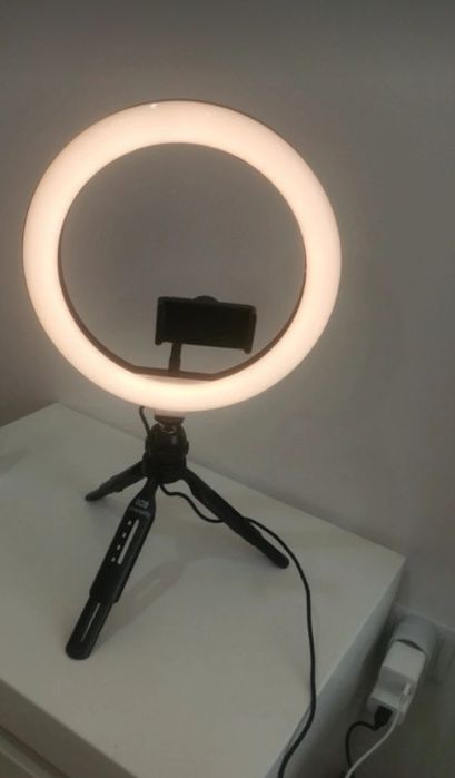 Ring light com tripé