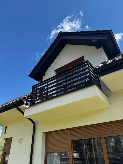 Barierki balustrady aluminiowe zabezpieczenie okienne balkon francuski