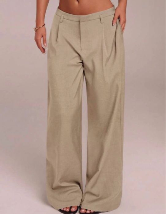 Classy calças - Beige (Shein)