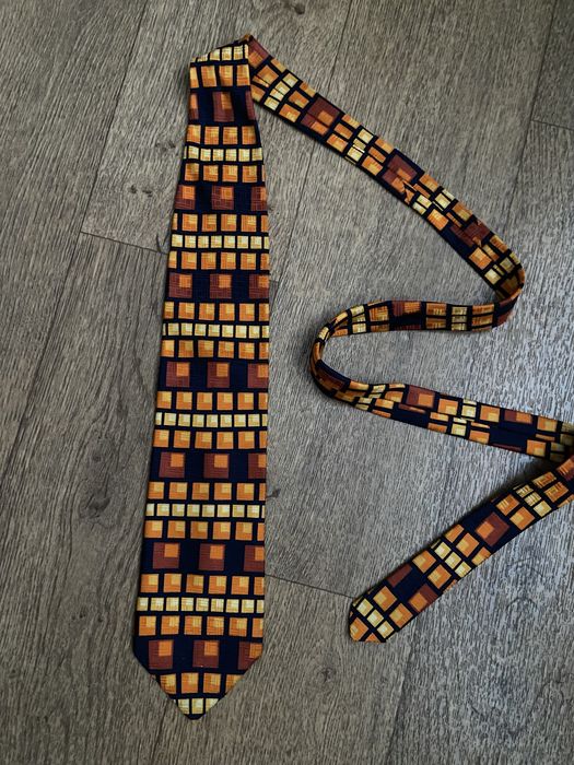 Вінтажна шовкова краватка від італійського бренду giorgio armani