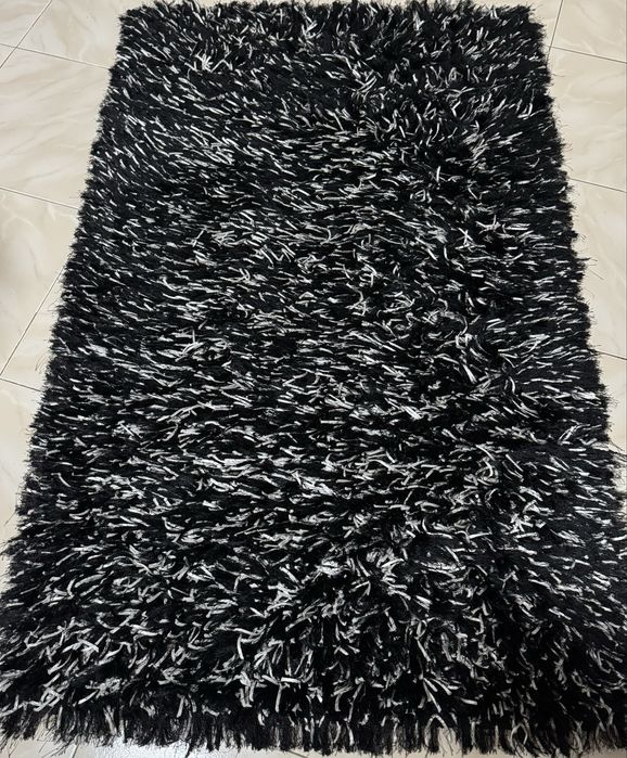 Jogo tapetes pretos e prata