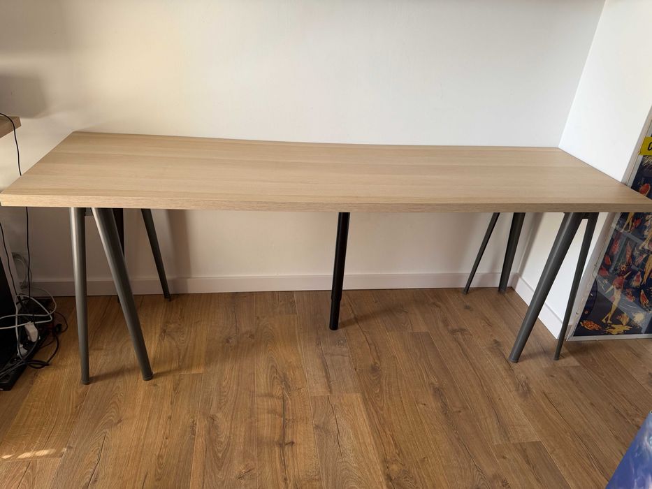 Blat biurka 200x60 plus nogi IKEA