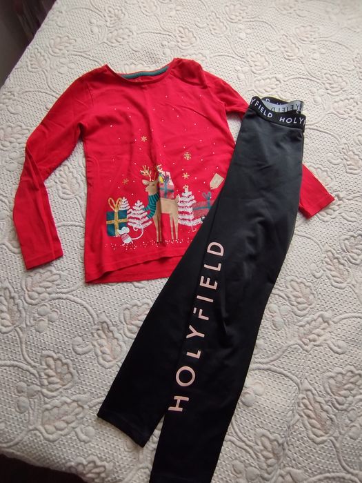 Mega paka ubranek dla dziewczynki 7/10  lat 122 cm