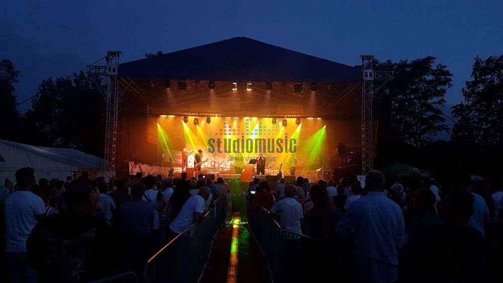Nagłośnienie oświetlenie imprez scena telebim ekran led