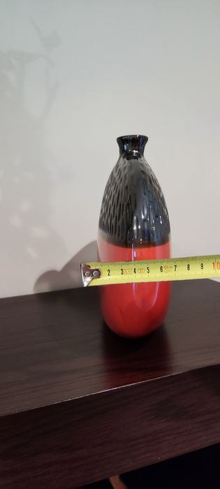 Conjunto de jarras decorativas laranja e cinzento