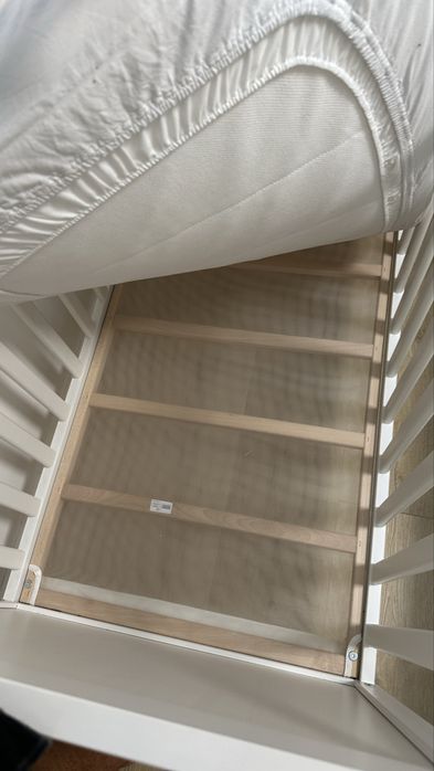 Дитяче ліжечко IKEA SUNDVIK 60×120 см — біле