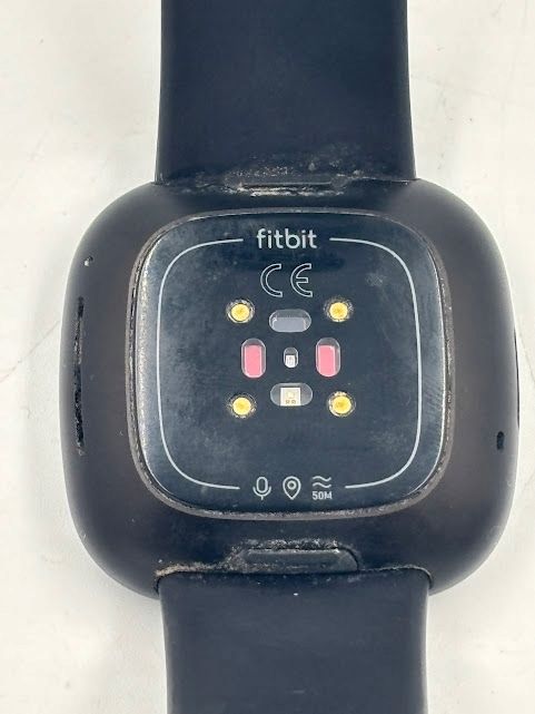 outlet smartwatch fitbit versa 3 czarny bluetooth pulsometr krokomierz