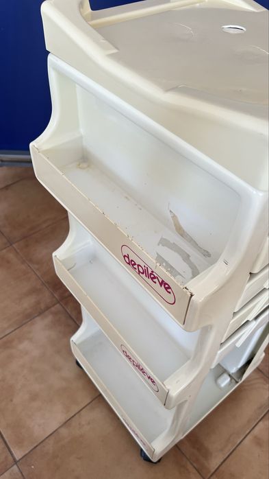 Carrinho de apoio Salão de Beleza