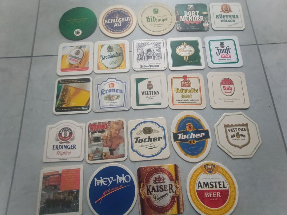 Podkładki, wafle pod piwo.. ponad 200 szt.