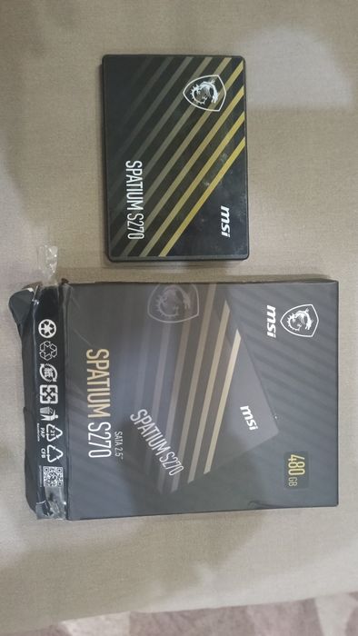 накопитель MSI SPATIUM S270 на 480 гігабайт