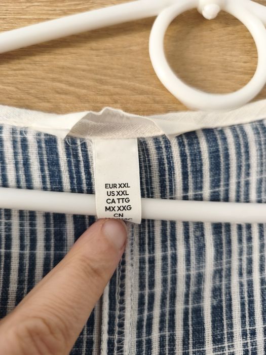 Sukienka szmizjerka XXL HM