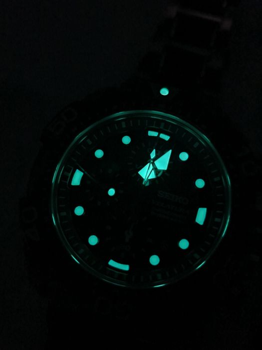 Seiko Scuba Diver VELATURA Chronograph SNDA59P1 - UNIKAT - szafir