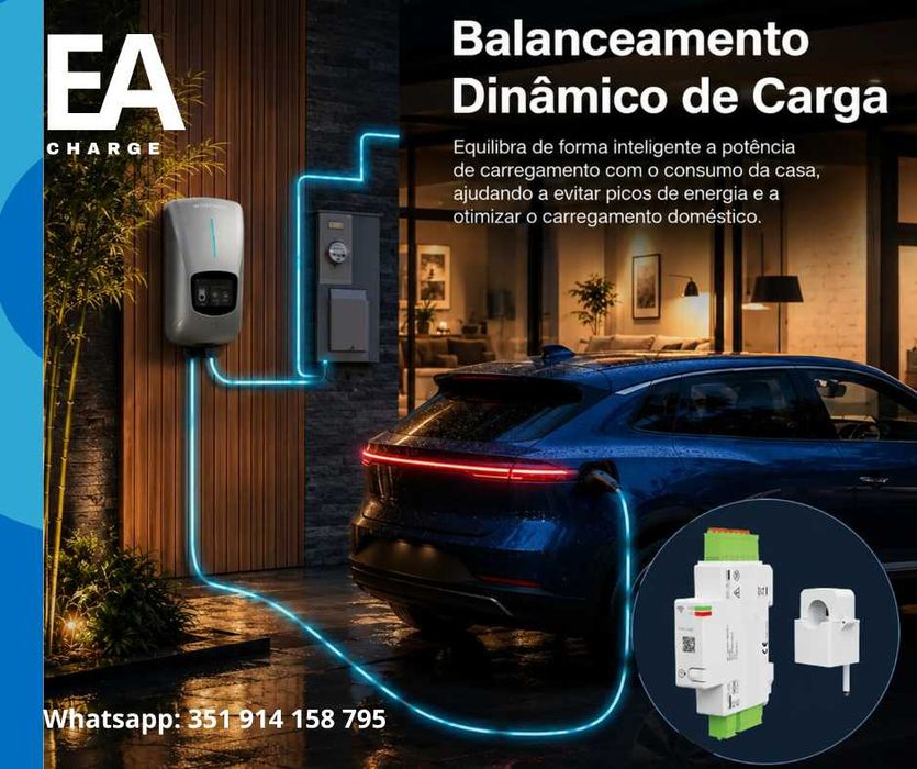 Wallbox 7,4 kW – Instalação Completa + DLB | EA Charge