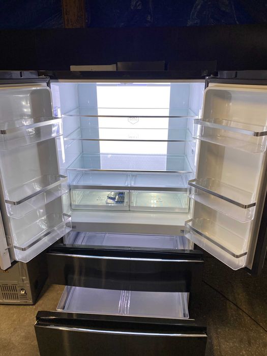 Nowa Lodówka HAIER HB26FSSAAA Side by Side No frost 190cm Titanium