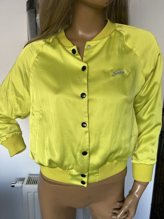 Guess S neonowa bomberka damska bluza zielona S
