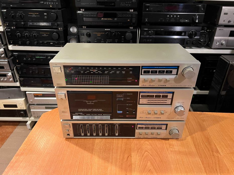 Wieża Fischer wzmacniacz CA-35 magnetofon CR-35 tuner FM-35 Audio Room