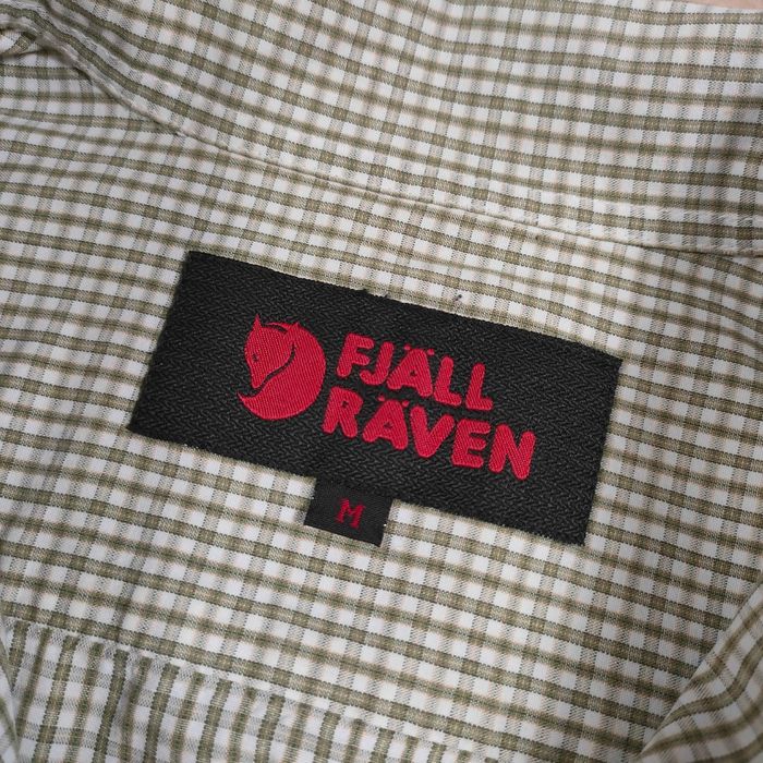 FJALLRAVEN Koszula w Kratkę Damska Logowana r. M