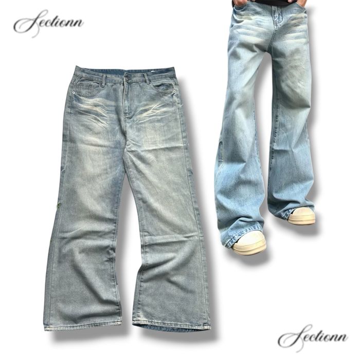 Bootcut blue washed jeans  голубі джинси кльош буткат прямі baggy y2k opium levis 512голубые flared буткат прямые клеш bootcut