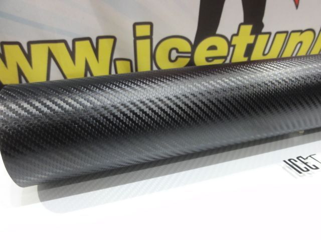 Película, vinil em carbono Preto 3D 1,52M x 1M, 1.52M X 0.50M, 2M X 0.50M