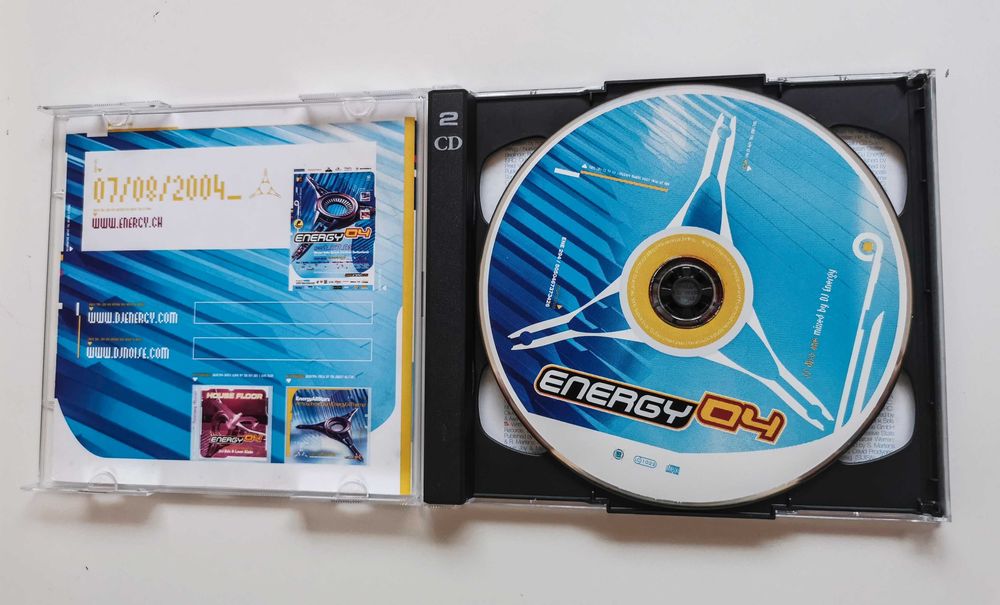 Raro álbum duplo de música eletrónica de Dj Energy: "Energy 04"