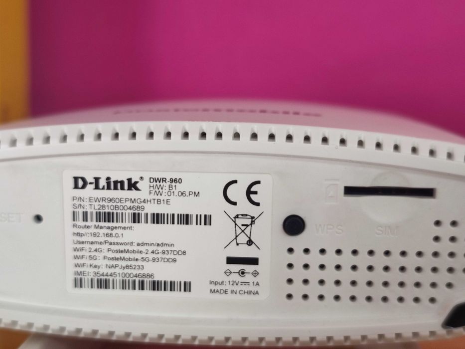 D-Link Router 4G Cat.7 Dual Band AC1200 - DWR-960 300mbps