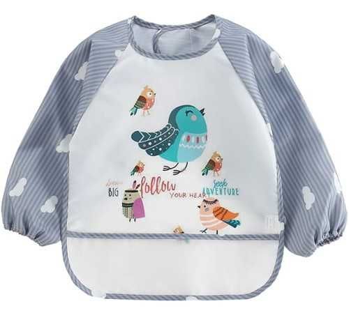 Fartuszek do karmienia dla niemowląt i dzieci śliniak NOWY