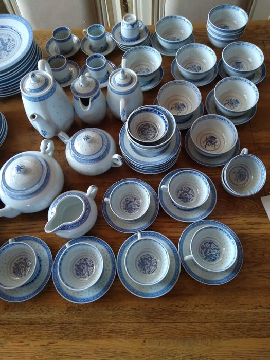 Serviço de loiça chinesa Bago de Arroz