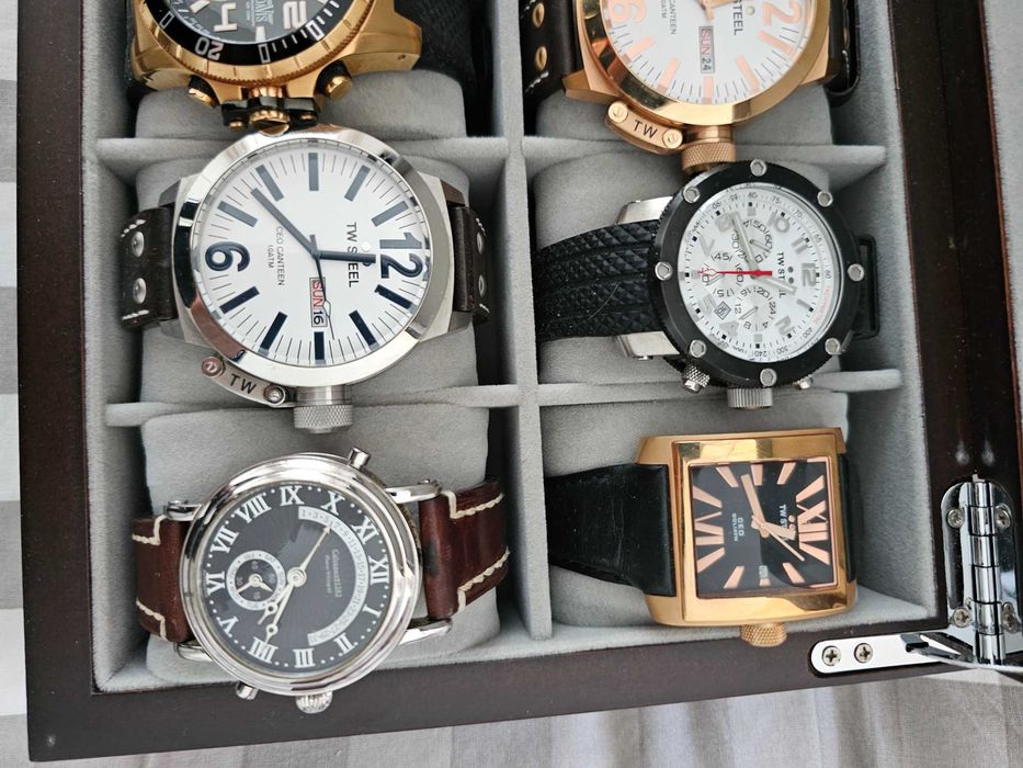 Mala Com  12  RELOGIOS 100% Originais Swiss Made VALOR REAL+4000 EUROS