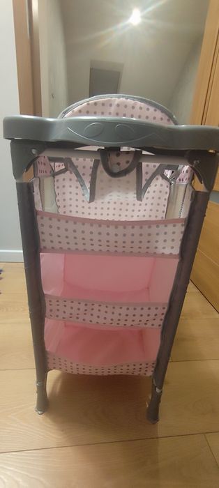 Składane łóżeczko dla lalek babas