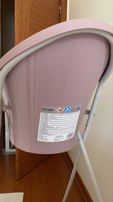 Banheira bebé com suporte