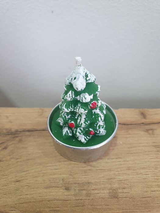 Świeczka Świąteczna Choinka Tealight