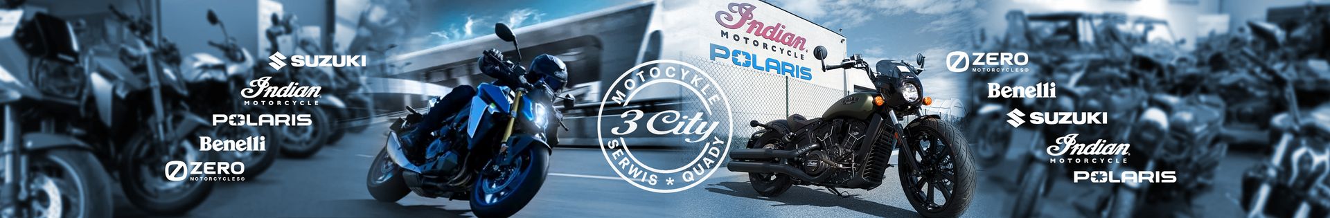 Motocykle 3City top banner