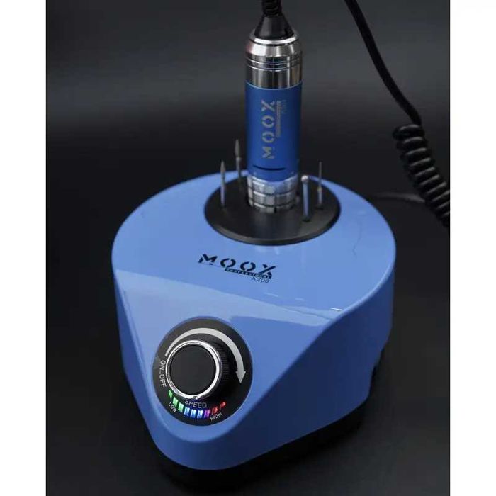 Фрезер для манікюру і педикюру MOOX X200 50 000 об / хв, 70W, Sky Blue