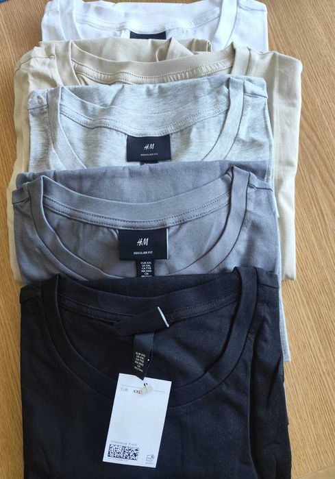 Набір із 5 футболок H&M Regular Fit