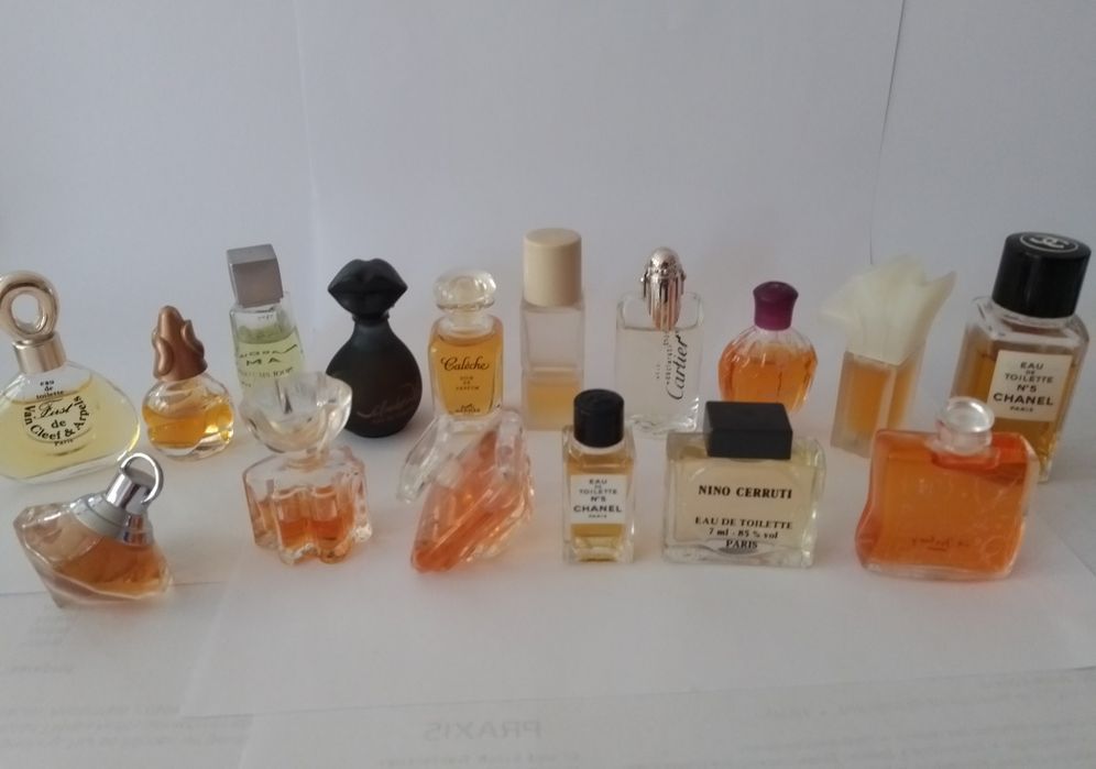 Винтажные духи миниатюры редкие Hermes Cartier Lancome  Azzaro Versace
