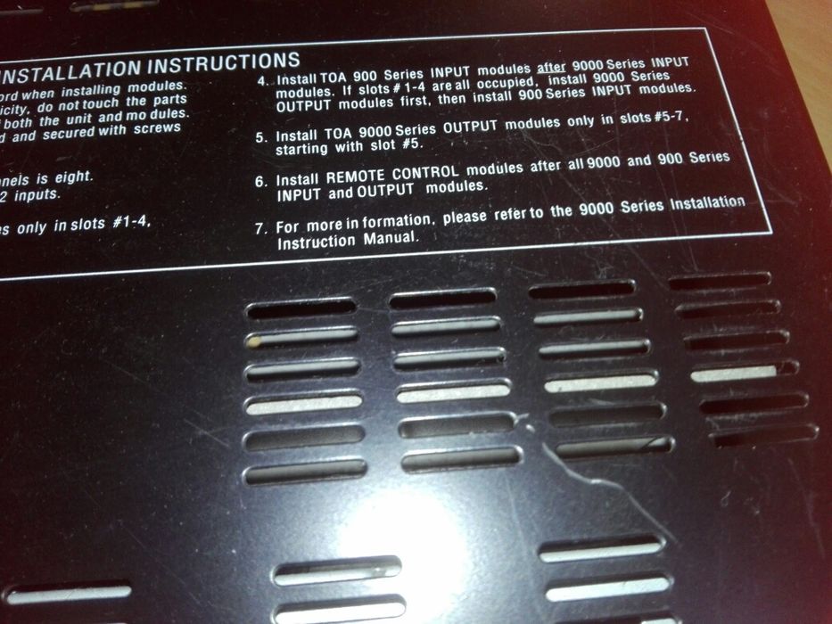 Amplificador misturador de PA