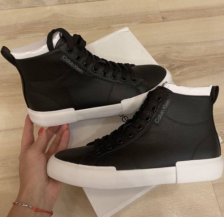 Кеды Кроссовки Calvin Klein Хайтопы Ботинки. Размер 39 (25,6 см)