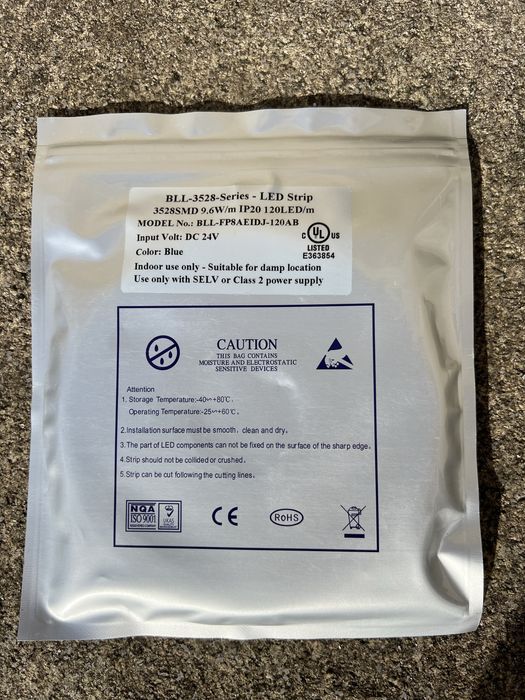 Fita LED para utilização intensiva.