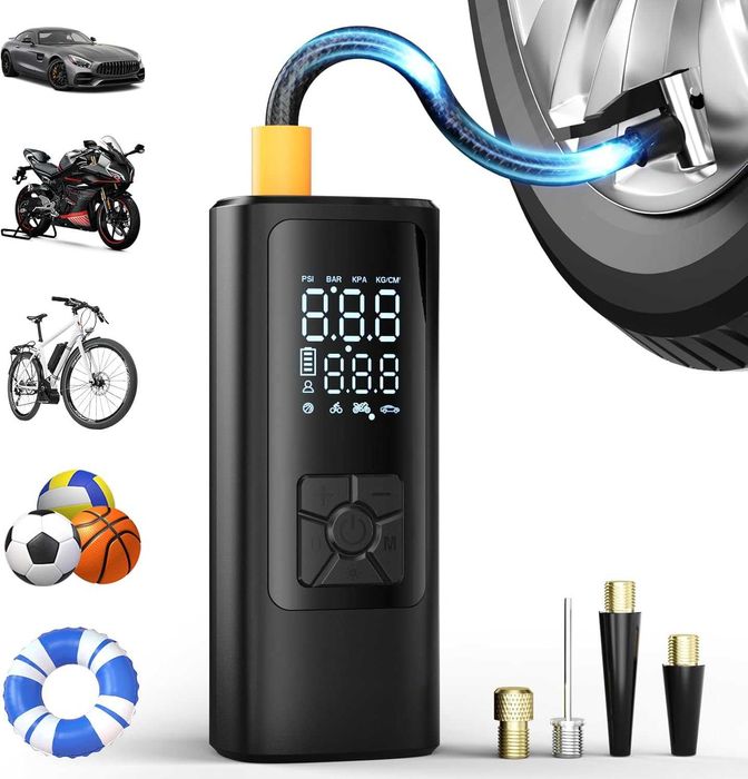 Hovvida mini pompka elektryczna Am21j2 Auto/Rower/Piłka - Nowa -