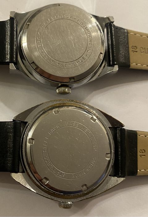 Dois Relogios mecânicos, CADAUX Super de luxe, calendar, PHILIPS DE LUXE