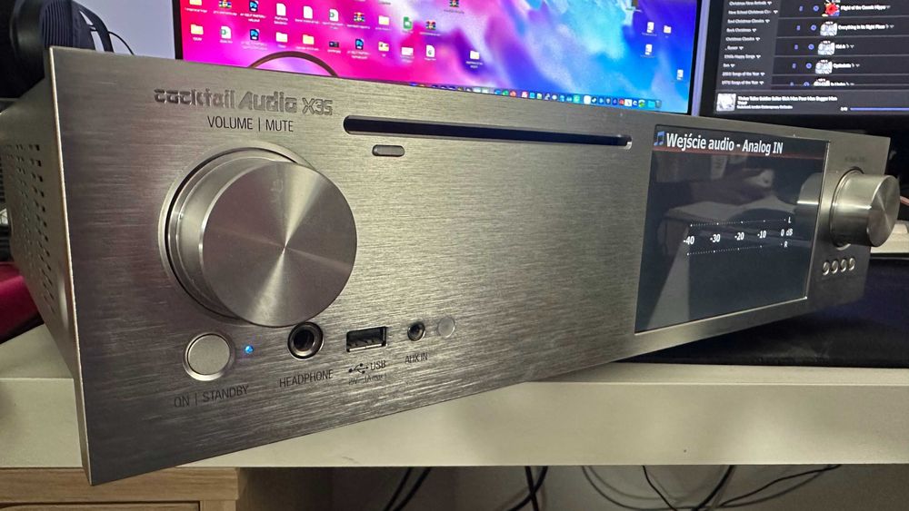 Cocktail Audio X35 – All-in-One Wzmacniacz 2x100W, Phono na gramofon, Streamer, CD Player, Radio DAB, ROON Ready, Polski