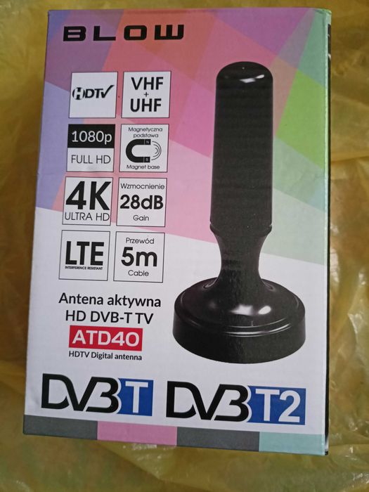 Antena pokojowa Blow HD DVB-T TV ATD40