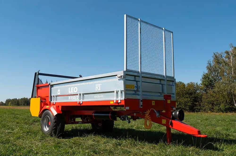 Rozrzutnik obornika jednoosiowy ROLTRANS  N150/2 LEO 4t