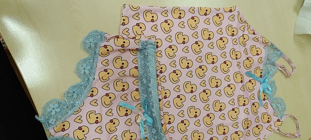 Conjunto de top e boxer senhora