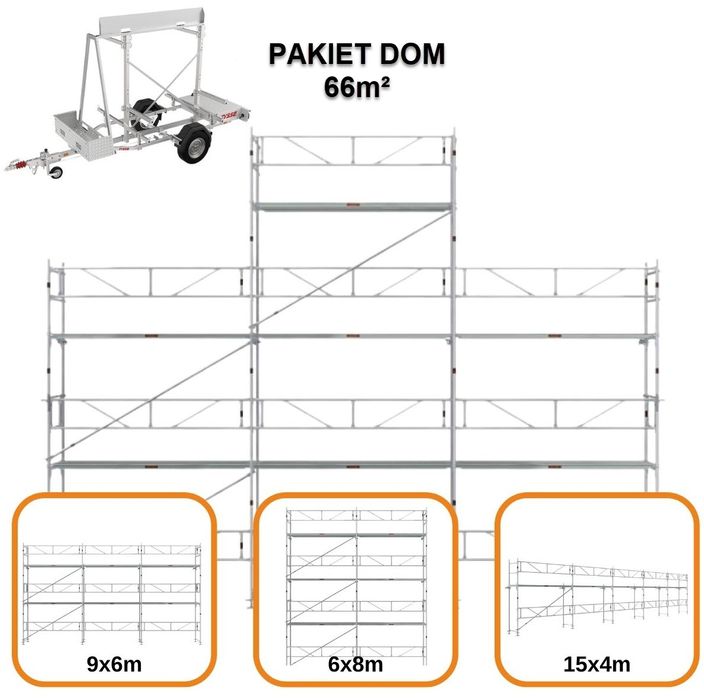 Wynajmę rusztowania elewacyjne