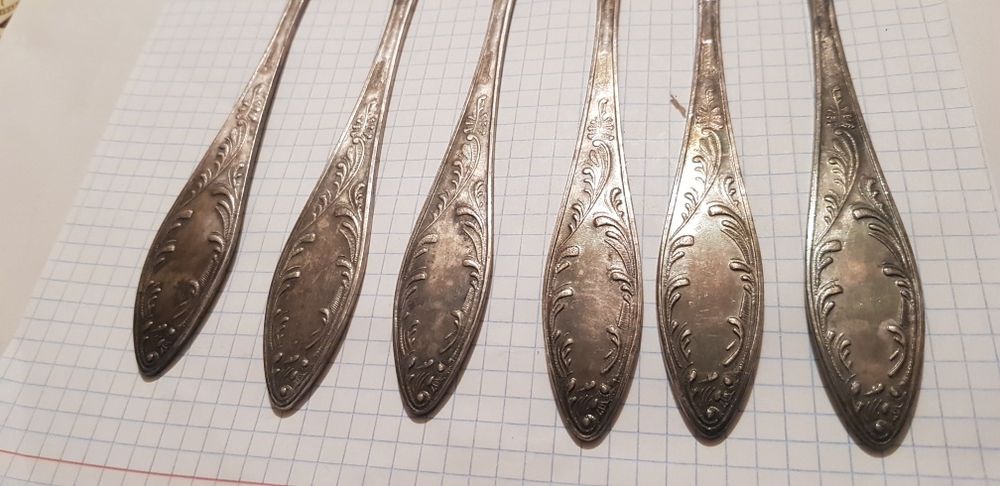 Вилки СССР посеребрение мнц как новые.