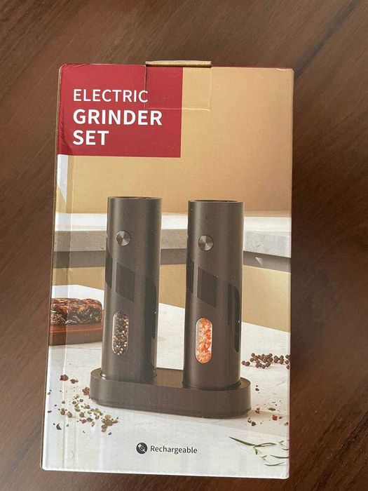 Комплект подрібнювачів для перцю і солі Акумуляторні